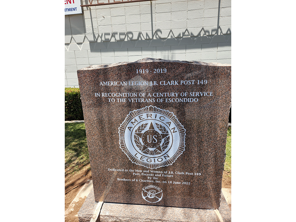 monument installation and dedication