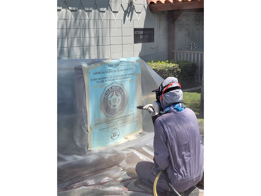 monument installation and dedication